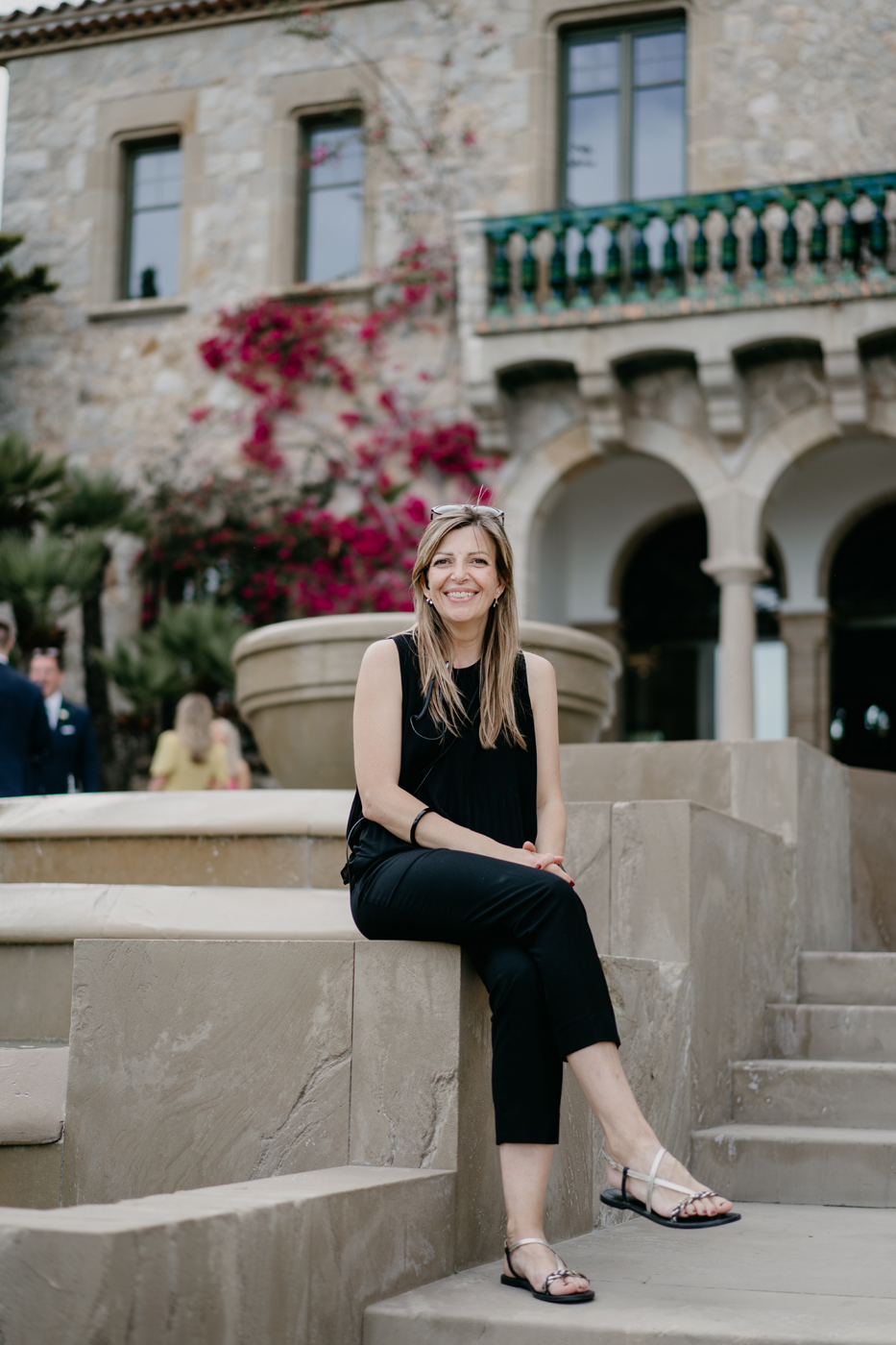 Anna Winward, wedding planner, at Xalet del Nin